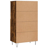 Highboard Smoked Oak 60x36x110 cm Engineered Wood 831489