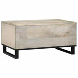 Coffee Table White 80 x 50 x 40 cm Engineered Wood 4017976