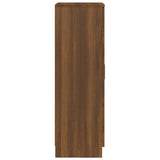Shoe Cabinet Brown Oak 55x35x108 cm Engineered Wood 342670