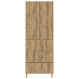 Cabinet Set 2 pcs Artisan Oak 66 x 34.5 x 90 cm Engineered Wood 3416726