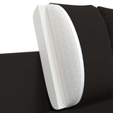 2-Seater Sofa 2-Seater Black 188 x 81 x 89 cm Velvet 42048618