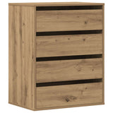 Corner Chest of Drawers Artisian Oak 60x41x76 cm Engineered Wood 852878