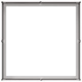 Planter 100x100x30 cm Stainless Steel 860812