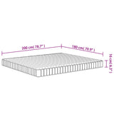 Foam Mattress Medium Soft 180x200 cm 373026