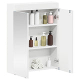 Bathroom Mirror Cabinet with Door TULUM White 60 x 16.5 x 78 cm 880361