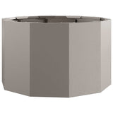 Planter Rusty 60 x 60 x 35 cm Weathering Steel 883744
