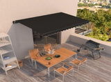 Manual Retractable Awning 400x350 cm Anthracite 3069179