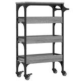 Kitchen Trolley Grey Sonoma 53x20x76 cm Engineered Wood 842354