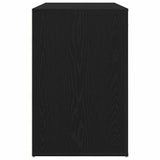 Desk with Drawer Black Oak 100 x 49 x 74 cm Engineered Wood 862804