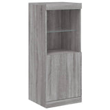 Sideboard with LED Lights Grey Sonoma 41x37x100 cm 836691