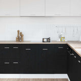 Sink Bottom Cabinet Black Oak 80x46x81.5 cm Engineered Wood 863227