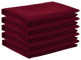 Table Cloth 5 pcs Rectangular Wine Red 110 x 160 cm 42040435