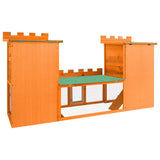 Outdoor Large Rabbit Hutch House Pet Cage Double House 170174