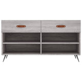 Shoe Bench Grey Sonoma 102x35x55 cm Engineered Wood 829714