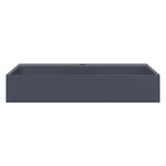 Wash Basin 60x38x11 cm Mineral Cast/Marble Cast Anthracite 155985