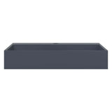 Wash Basin 60x38x11 cm Mineral Cast/Marble Cast Anthracite 155985