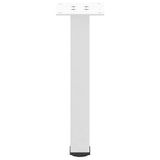 Coffee Table Legs 4 pcs White 42-44 cm Steel 4012453
