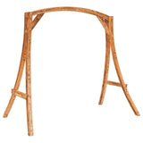 Swing Bed Solid Wood Spruce with Teak Finish 3200615