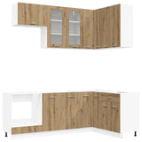 Kitchen Unit LYON 8 pcs Artisan Oak Engineered Wood 3438514