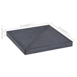 Umbrella Weight Plate Black Granite Square 15 kg 313670