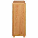 Cabinet with Drawer with Storage Brown Solid Oak Wood 4106557