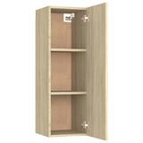 TV Cabinets 2 pcs Sonoma Oak 30.5x30x90 cm Engineered Wood 803351