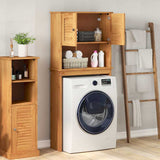 Washing Machine Cabinet with Shelf VIGO Brown and Honey Brown 4019129