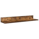 TV Cabinet Set Wall-mounted 4 pcs Somoked Oak Engineered wood 3397900