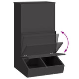 Pig Feeder Black 55 x 51 x 91.5 cm Cold-Rolled Steel 874639