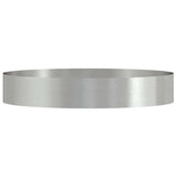 Planter Ring 5 pcs Silver 120 x 120 x 20 cm Stainless Steel 873643