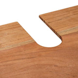 Sink cabinet with Shelf Brown 71 x 33 x 58 cm Solid Acacia Wood 4102767