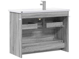 Bathroom Furniture Set Grey Sonoma 81 x 40 x 84.5 cm 3404271
