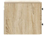 Wall-Mounted Bedside Cabinet Sonoma Oak 33 x 34.5 x 40 cm 897959
