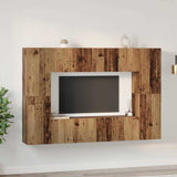 TV Cabinet Set 8 pcs Old wood 60 x 30 x 30 cm Engineered wood 3393375