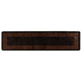 Rug Runner MARSA Black 100 x 450 cm Polyester and PVC 42023299