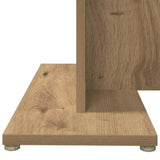Dining Table Artisan Oak 110x60x75 cm Engineered Wood 855809