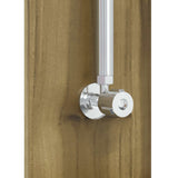 Outdoor Shower 246 cm Impregnated Pine Wood and Stainless Steel 886355