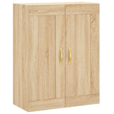 Wall Mounted Cabinet Sonoma Oak 69.5x34x90 cm Engineered Wood 835013