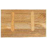 Table Top Live Edge 60x40x3,8 cm Solid Wood Mango 370488