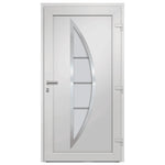 ZNTS Front Door White 98x208 cm 279208