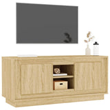 TV Cabinet Sonoma Oak 102x35x45 cm Engineered Wood 819863