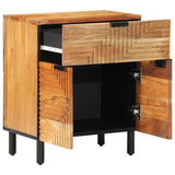 Bedside Cabinet Brown 50 x 33 x 60 cm Solid Acacia wood 4017767