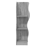 Corner Shelf Grey Sonoma 34 x 33 x 102 cm Engineered Wood 899942