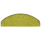 Stair Mats 30 pcs 65x21x4 cm Green Half Round Large 3365823