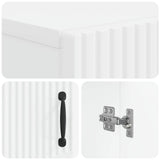 Bathroom Storage Cainet HOORN White 59.5 x 31 x 77 cm 897275