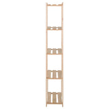 5-Tier Storage Rack 80x28.5x170 cm Solid Pinewood 327320