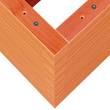 Garden Planter Wax Brown 70x40x68.5 cm Solid Wood Pine 3282486
