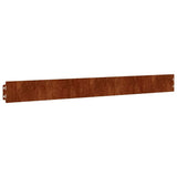 Lawn Edgings 10 pcs 10x103 cm Flexible Corten steel 821890
