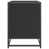 Drawer Cabinet Black 70x41x56 cm Engineered Wood 849074