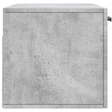 Wall Cabinet Concrete Grey 80x36.5x35 cm Engineered Wood 830088